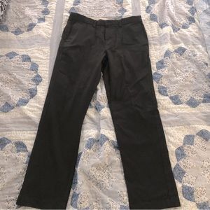 Men's Black 31 x 30 Twill Trousers